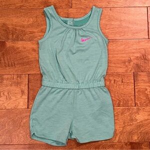 Toddler Girls Nike Snap Closure Romper - 4T - Green